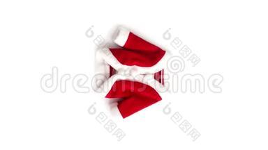 <strong>圣诞老人圣诞老人圣诞老人圣诞老人圣诞老人圣诞老人</strong>红色迷你外套套装，白色袖口平展，360度白色背景